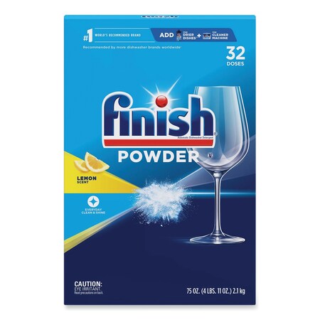 Finish Automatic Dishwasher Detergent, Lemon Scent, Powder, 2.3 qt. Box, PK6 51700-78234